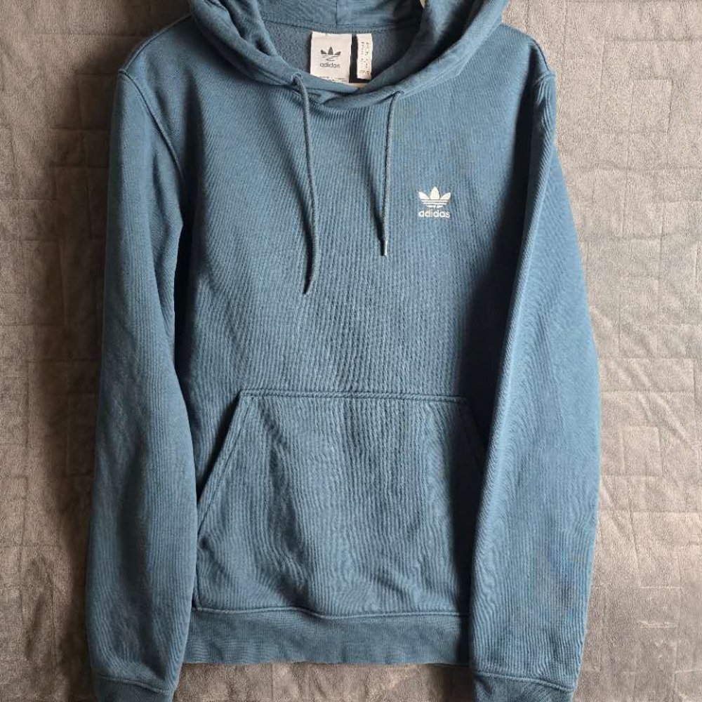 Adidas Blue Sweatshirt Pullover with Trefoil Logo